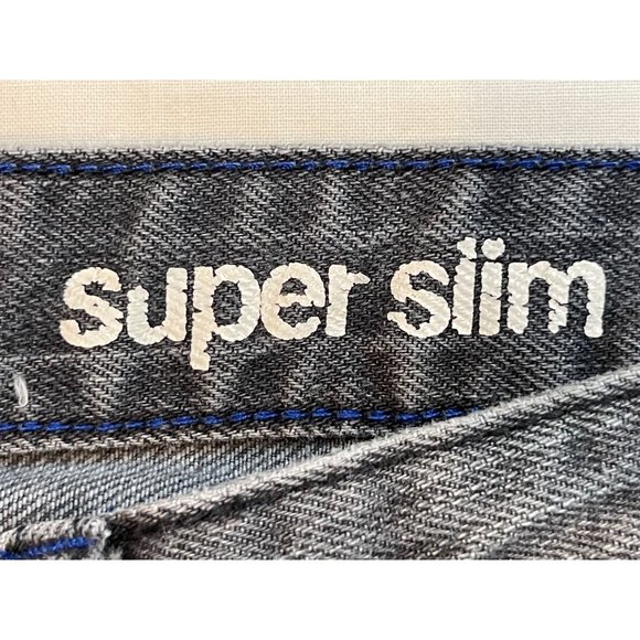 Kenneth Cole Reaction Womens Jeans Super Slim Straight Leg Black Size 32x30 - Picture 5 of 12